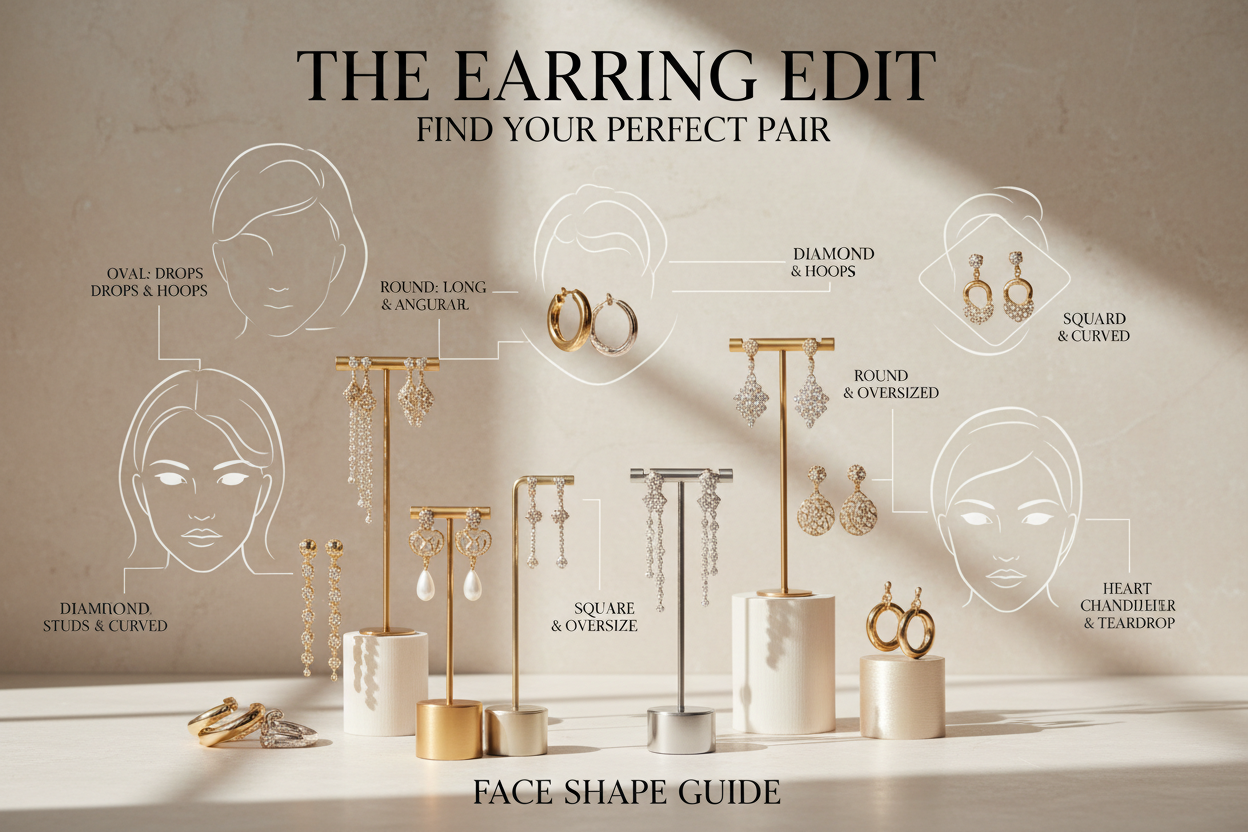 How to Pick the Right Earrings for Your Face Shape