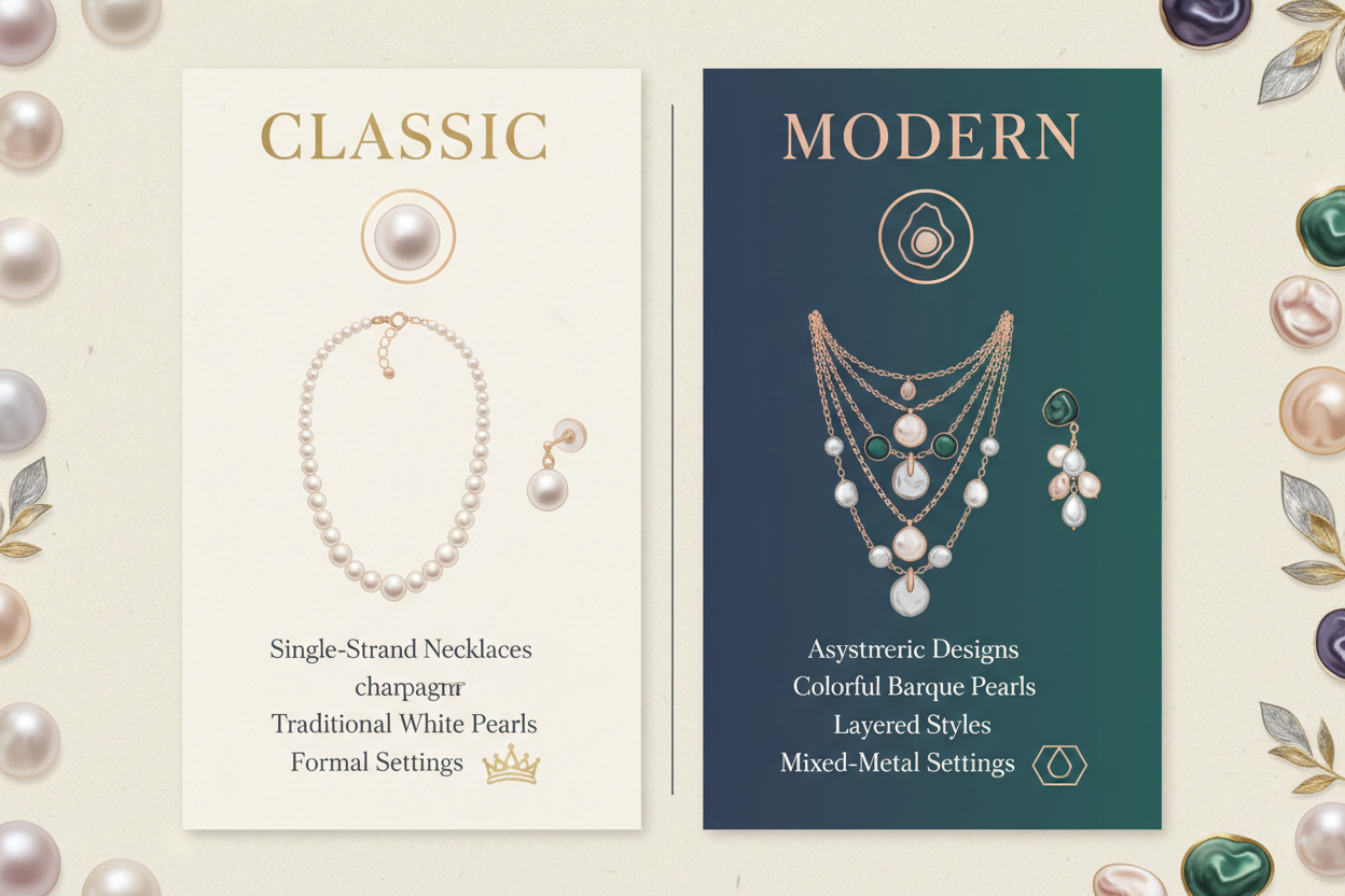 Pearl Jewelry: Classic or Modern?