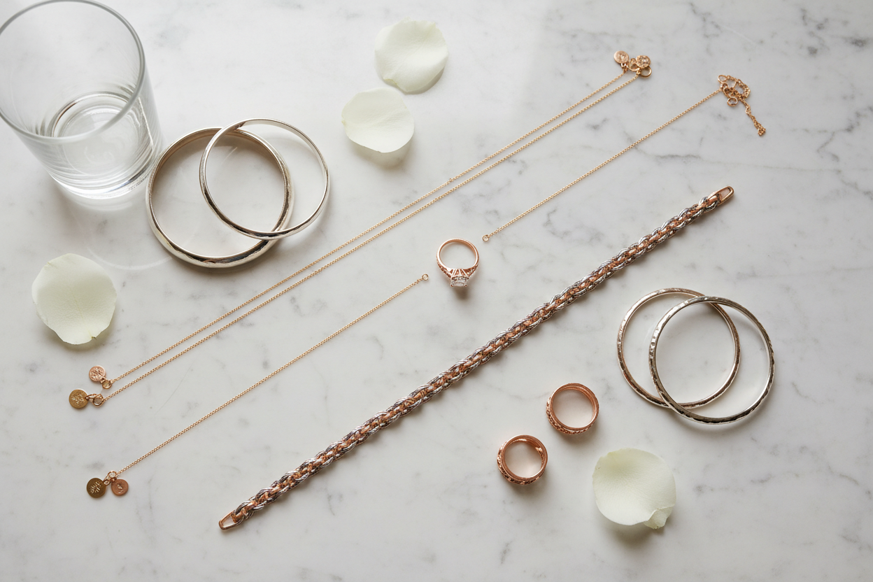 The Art of Mixing Metals: Gold, Silver & Rose Gold Styling Tips