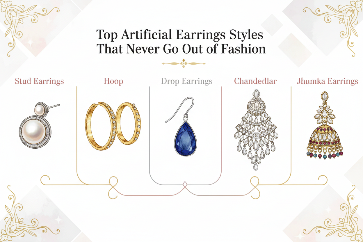 Top Artificial Earrings Styles That Never Go Out of Fashion