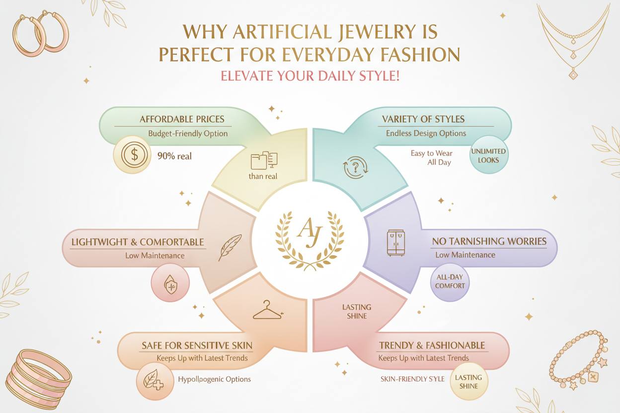 Why Artificial Jewelry Is Perfect for Everyday Fashion