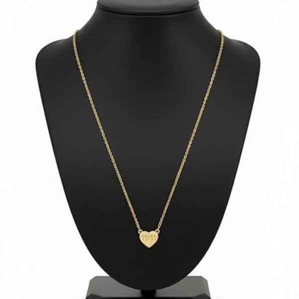 11:11 Heart Necklace in Gold - Angel Number Manifestation Jewelry