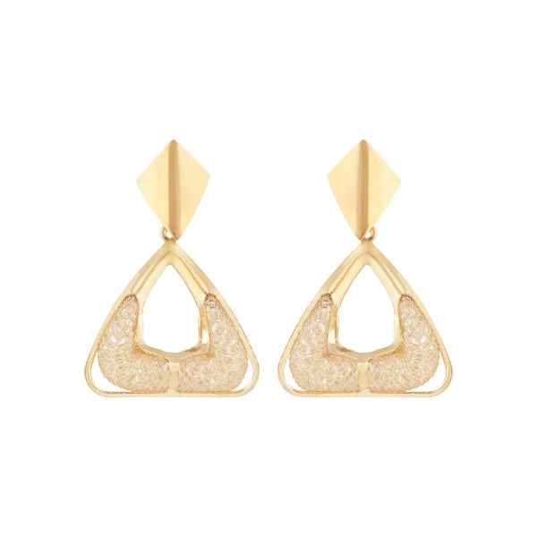 Bold Chunky Hoop Clip-On | Pave Stud Earrings Fashion Statement Jewelry