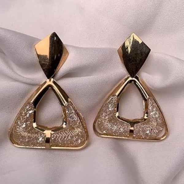 Bold Chunky Hoop Clip-On | Pave Stud Earrings Fashion Statement Jewelry