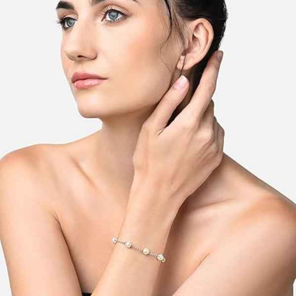 Timeless Silver Pearl Strand Bracelet | Chic Luster Jewelry for Her