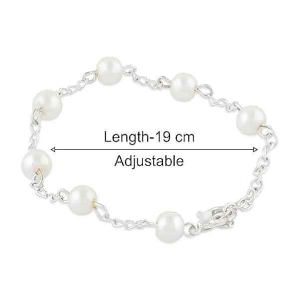 Timeless Silver Pearl Strand Bracelet | Chic Luster Jewelry for Her