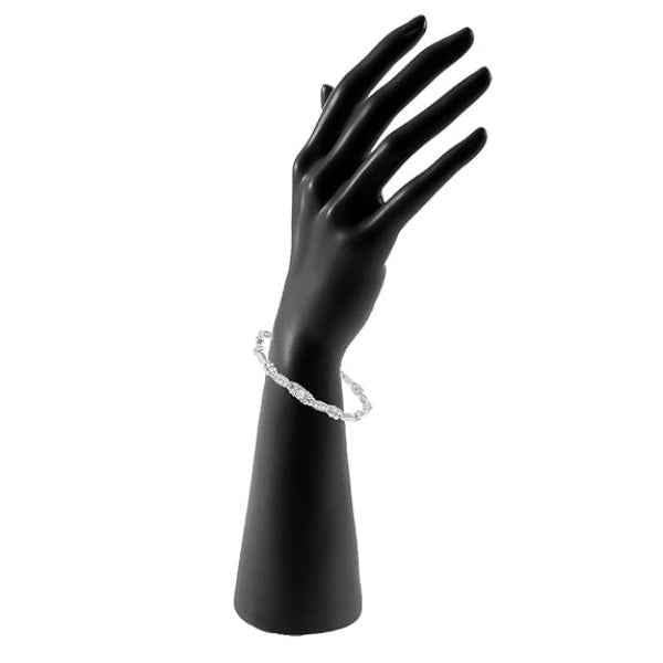 Crystal Silver Bracelet - Luxury Floral & Tennis Jewelry