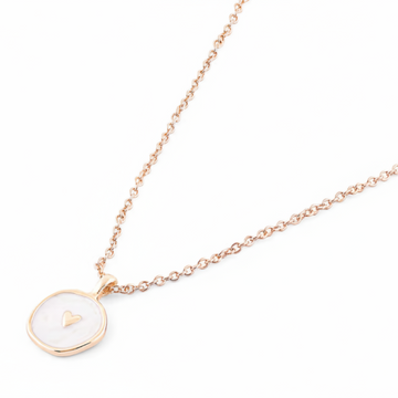 Gold Plated Heart Pendant Necklace | Delicate Everyday Style Jewelry