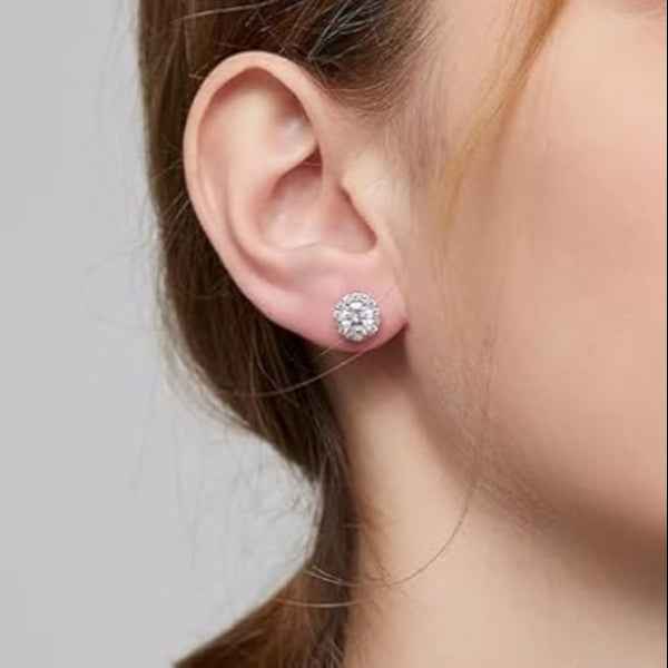 Sparkling Diamond Cluster Studs | Premium Gold Jewelry