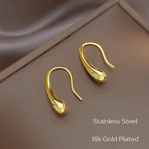 Drop Hook Earring - Shimmering Anti Tarnish Stud Latest Fashion Gift
