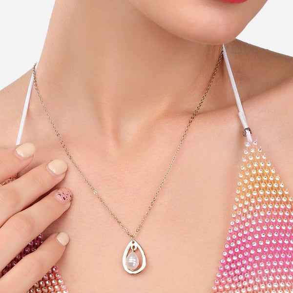 Elegant Emerald Cut Necklace | Gold Pendant Crystal Jewelry