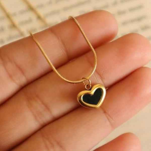 Gold Heart Necklace for Women - Dainty Heart Pendant Jewelry Gift