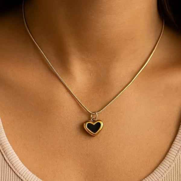 Gold Heart Necklace for Women - Dainty Heart Pendant Jewelry Gift