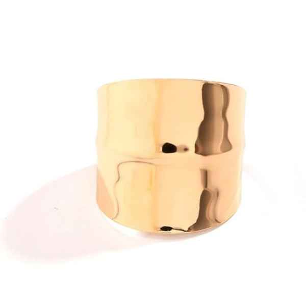 Modern Gold Lattice Cuff Bracelet | Chic Intertwined Statement Bangle