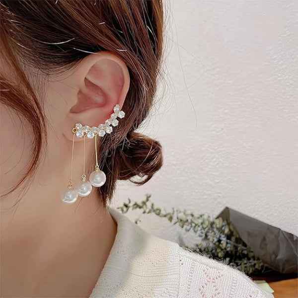 Modern Gold Mesh Earrings | Geometric Drop Fashion Statement Jewelry