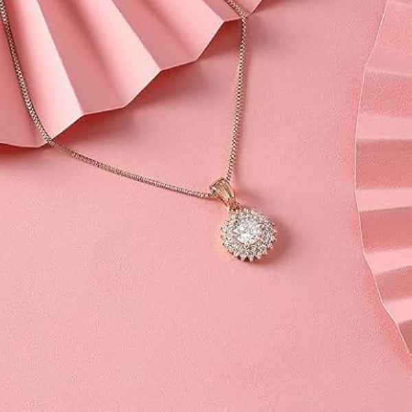 Luxurious Gold Tone Camellia Flower & Oversized Pearl Drop Earrings