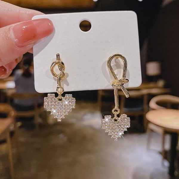 Heart Shape Earrings | 14k Gold Plated Trendy Jewelry for Women