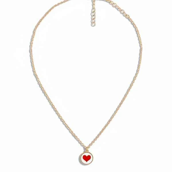 Rose Gold Heart Charm Necklace | Dainty Jewelry for Women & Gifts