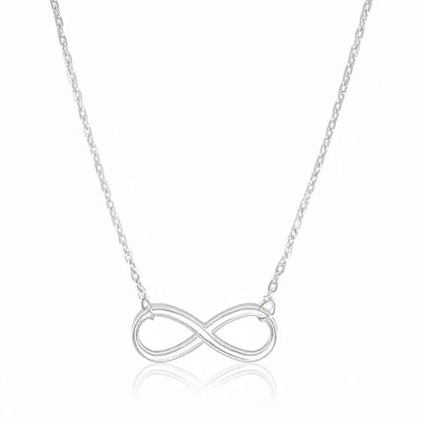 Dainty Silver Infinity Symbol Necklace | Timeless & Elegant