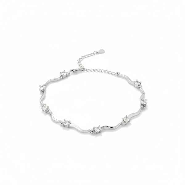 Chic Gold Padlock Layered Bracelet Set | Bold Rhinestone Link Jewelry