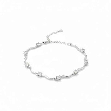 Chic Gold Padlock Layered Bracelet Set | Bold Rhinestone Link Jewelry