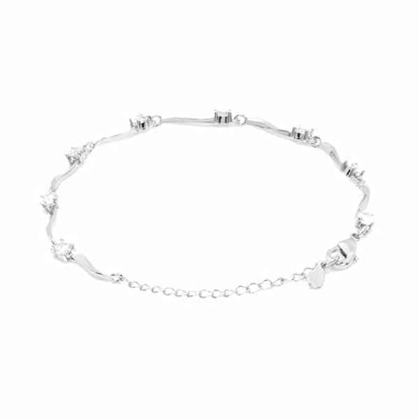 Chic Gold Padlock Layered Bracelet Set | Bold Rhinestone Link Jewelry