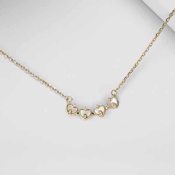 Versatile Magnetic Clover Necklace | Radiant Captivating Heart Jewelry